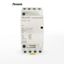 AOASIS AOCT-25 4P 4NO 220v Coil modular installation contactor 35mm DIN rail